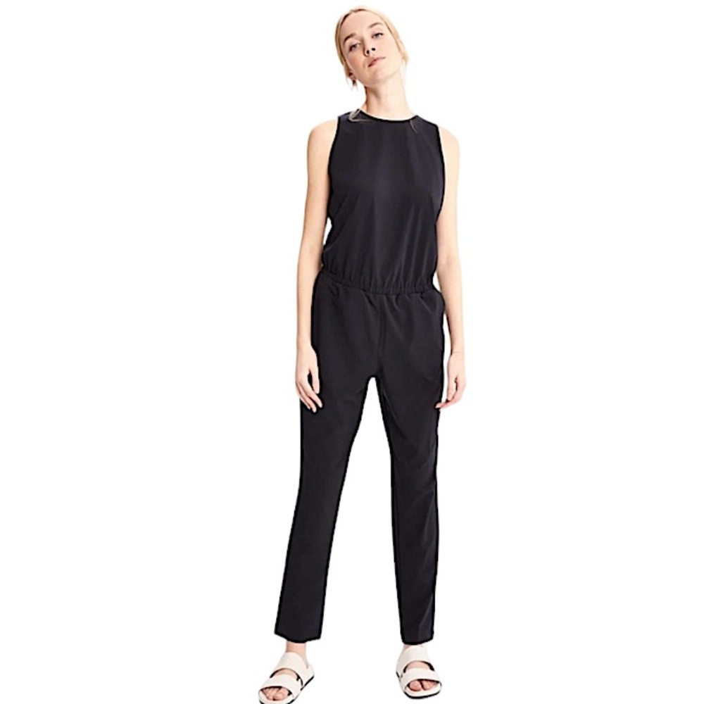 Lole Siobhan Black Sleeveless Jumpsuit Small‎